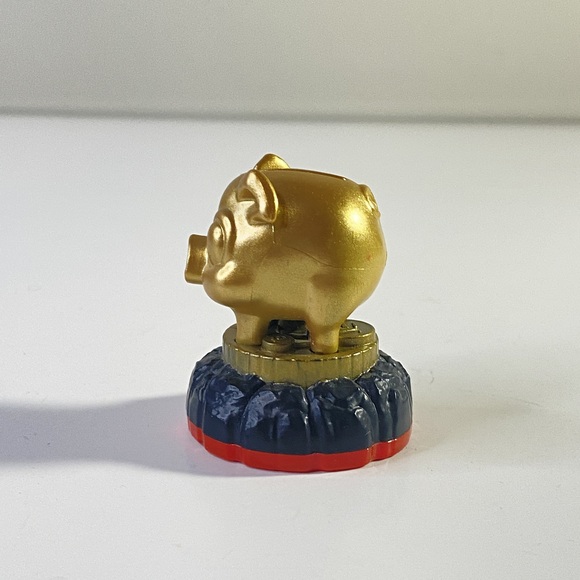 Activision Skylanders Gold Pig Piggy Bank Figure With Dark Base - Picture 2 of 8